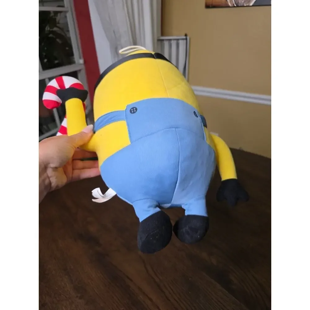 Despicable ME MINION PLUSH CHRISTMAS TOY W/ Candy Cane The Toy Factory 9